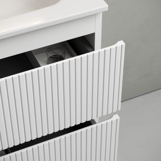 Подвесная тумба под раковину Sancos Snob T SNT100RW правая 100см Bianco