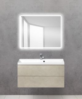 Зеркало BelBagno с LED-подсветкой и кнопочным управлением SPC-MAR-1000-800-LED-BTN