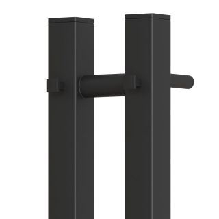 Полотенцесушитель электрический APEXTERMO Sirius SR10111BM 1100x80 с крючками черный матовый