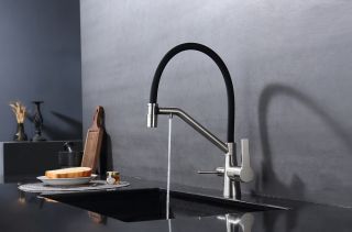 Смеситель для кухни Raglo R80.62.05 с подключением фильтра сатин