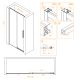 Душевая дверь RGW SV-12 32321215-11 150см хром