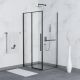 Душевой уголок RGW SV-42B (SV-12B + Z-050-2B) 32324292-014 120x90см чёрный