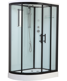 Timo Standart T-6602 Black R душевая кабина (120*85*220)