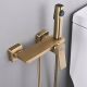 Гигиенический душ со смесителем Shevanik S6105G-1 золотой сатин