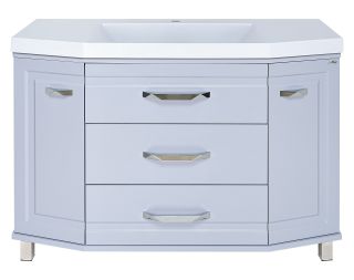 Напольная тумба под раковину Misty Терра 110см серый