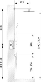 Душевая система Timo Petruma SX-5159/00SM с термостатом хром