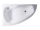 Ванна из искусственного камня Astra-Form Тиора 01010023 левая 155x105 см белый глянец