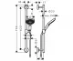 Душевой гарнитур Hansgrohe Raindance Select S 26320400 хром