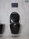 Унитаз подвесной Gid Tr2198-18 62204Y черная глянцевая 49x36x35.5