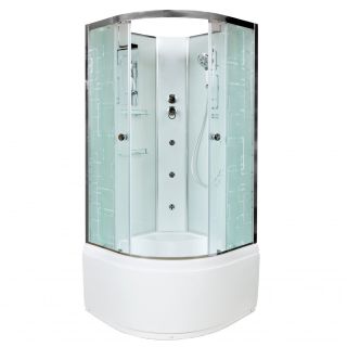 Душевая кабина Deto ЕМ4510 N с гидромассажем (гм.) 100х100х208 см
