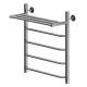 Полотенцесушитель водяной Aquanet Fiona 266740 с полкой 60x50 см хром
