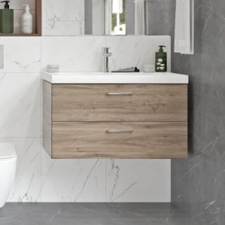 Тумба под раковину Cersanit LARA 64136 орех 70см