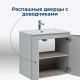 Тумба под раковину Aquanet Алвита New 277528 80 см серый