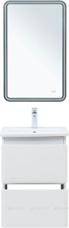Тумба под раковину Aquanet Эмбер 330463 50 см белый матовый