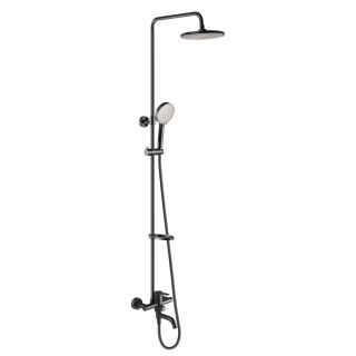 Душевая стойка Swedbe Hermes 5131B со смесителем для ванны чёрный