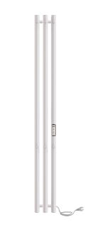 Полотенцесушитель электрический Indigo Style LSE120-13WMRt 120x13 см белый матовый