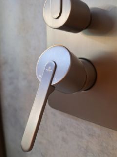 Душевая система AltroBagno Unione 040108 GrMt оружейная сталь