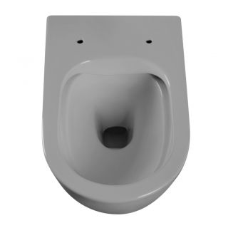 Подвесной унитаз ABBER Bequem AC1103MG безободковый серый матовый
