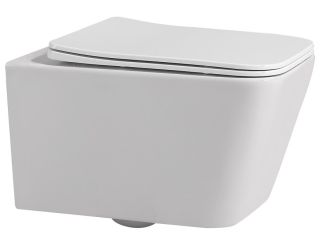 Подвесной унитаз ABBER Rechteck AC1201 безободковый белый