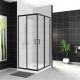Душевой уголок BelBagno Uno 90x90см чёрный UNO-195-A-2-90-P-NERO