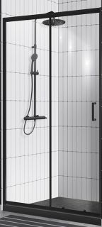 Душевая дверь BelBagno UNO-195-BF-1-120-P-NERO 120см чёрный