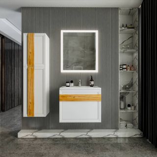 Тумба под раковину Бриклаер Берлин 4627125416071 70 см белый