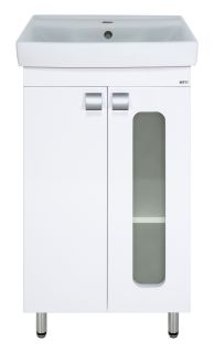 Напольная тумба под раковину Misty Урал 50см белый