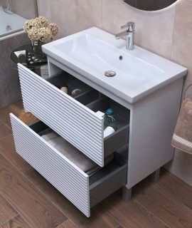 Тумба под раковину напольная Vigo Otti tn.OTT.COM.80.2Y 80 см белый