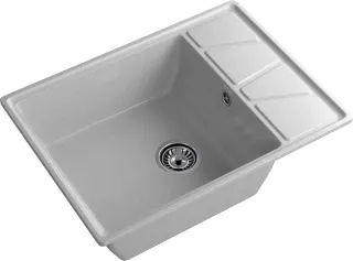 Мойка кухонная GranFest VERTEX V-680L серый