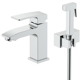 Смеситель для раковины с гигиеническим душем Raglo R01.12 хром