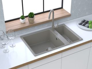 Мойка кухонная GranFest Чёрная Level LV-760 K чер