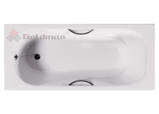 Ванна чугунная Goldman Donni DN18080 180x80см с ножками