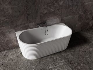 Ванна из искусственного камня ABBER Stein AS9652 170x80см белый матовый