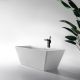 Ванна из искусственного камня ABBER Berlin AM9912 170x75см белый