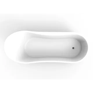 Ванна из искусственного камня Timo Kirsti KIRSTI1785L левая 180x75 см белый
