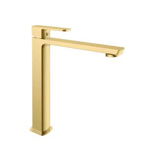 Смеситель для накладной раковины Vincea Next VBF-1N2BG однорычажный, брашированное золото