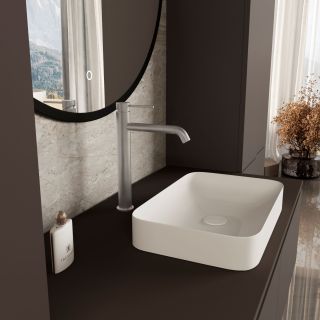 Смеситель для раковины Vincea City VBF-2C2BN, брашированный никель