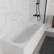 Ванна акриловая Vincea VBT-2B170-FR с каркасом 1700*700*480, пристенная, цвет белый