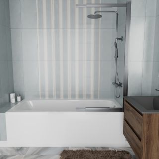 Ванна акриловая Vincea VBT-2S180-LG с ножками 1800*800*430, пристенная, цвет белый