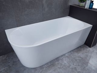 Ванна акриловая Vincea VBT-402-1600R, 1600*750*580, цвет белый, правая, щелевой перелив