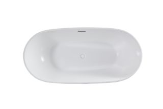 Ванна акриловая Vincea VBT-408-1800MW, 1800*815*580, цвет белый матовый, щелевой перелив