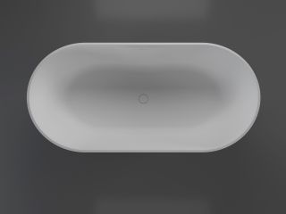 Ванна из искусственного камня Vincea VBT-4S04MW 170x80см белый матовый