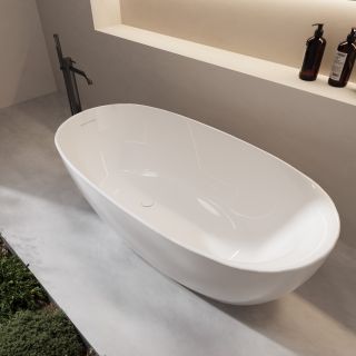 Ванна акриловая Vincea VBT-601-1700, цвет белый, щелевой перелив