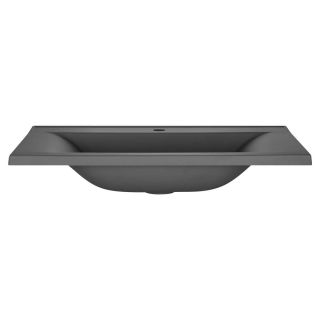 Раковина Vincea VCB-3M800G из кварцевого камня, цвет матовый серый