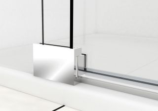 Душевая дверь Vincea Extra VDP-1E8090CLGM, 800/900, вороненая сталь, стекло прозрачное