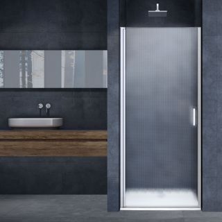 Душевая дверь Vincea Alpha VDP-3AL100MT, хром, стекло текстурное