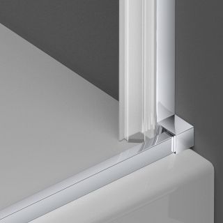 Душевая дверь Vincea Alpha VDP-3AL100MT, хром, стекло текстурное