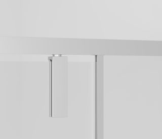 Душевая дверь Vincea Slim-N VDP-4SN120CLB, черный матовый, стекло прозрачное