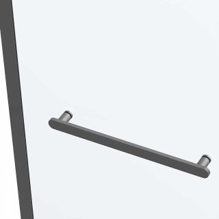 Душевая дверь Vincea Como Soft VDS-1CS120CLGM, 1200, вороненая сталь, стекло прозрачное