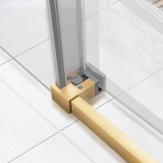 Душевая дверь Vincea Slim Soft VDS-1SS150CLG, 1500, брашированное золото, стекло прозрачное